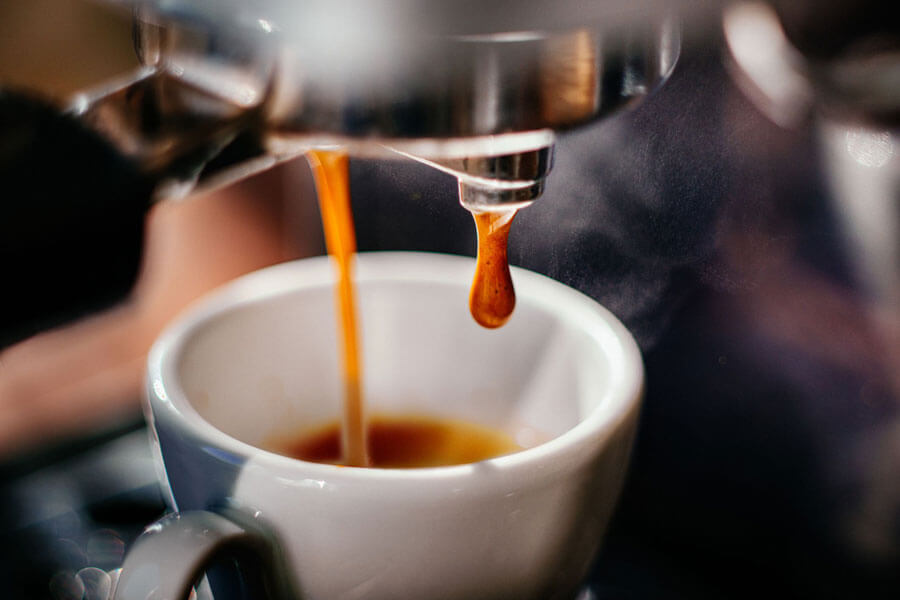 Cà phê hạt rang pha máy espresso